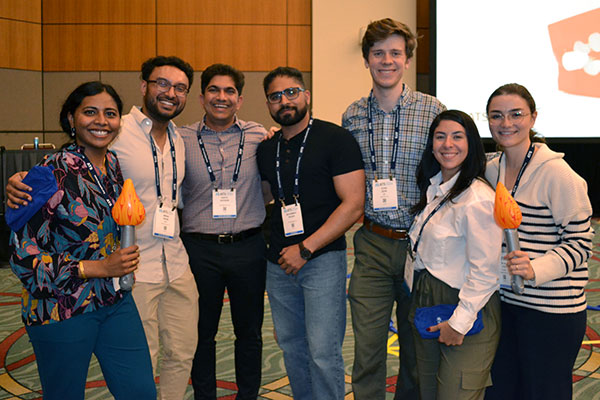 From left: Jothika Tamizharasu, MD; Imran Nahin, MD; Parth Savsani, MD; Muhammad Waqas, MD; Evan Zehr, MD; Maria Perez Mitchell, MD; and Alla Uts, DO, MSc.